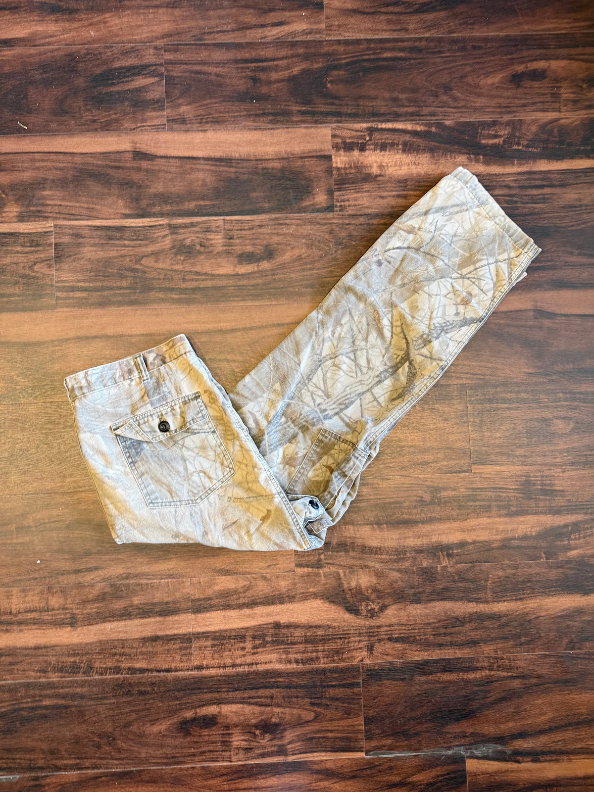 Vintage Whitewater Outdoors Faded Camo Cargo Pants- 36x33