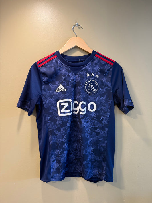 Vintage Adidas Ajax Dark Blue Soccer Jersey- S