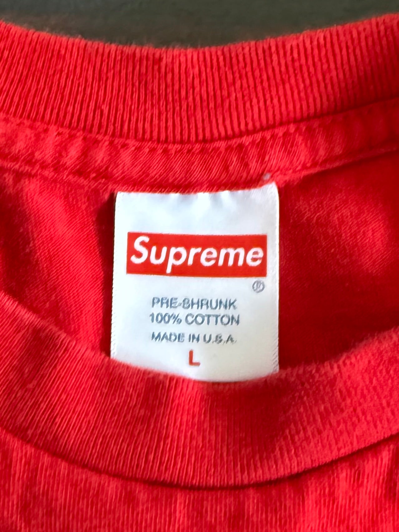 Supreme Tupac Hologram Red SS2020 T-Shirt- L