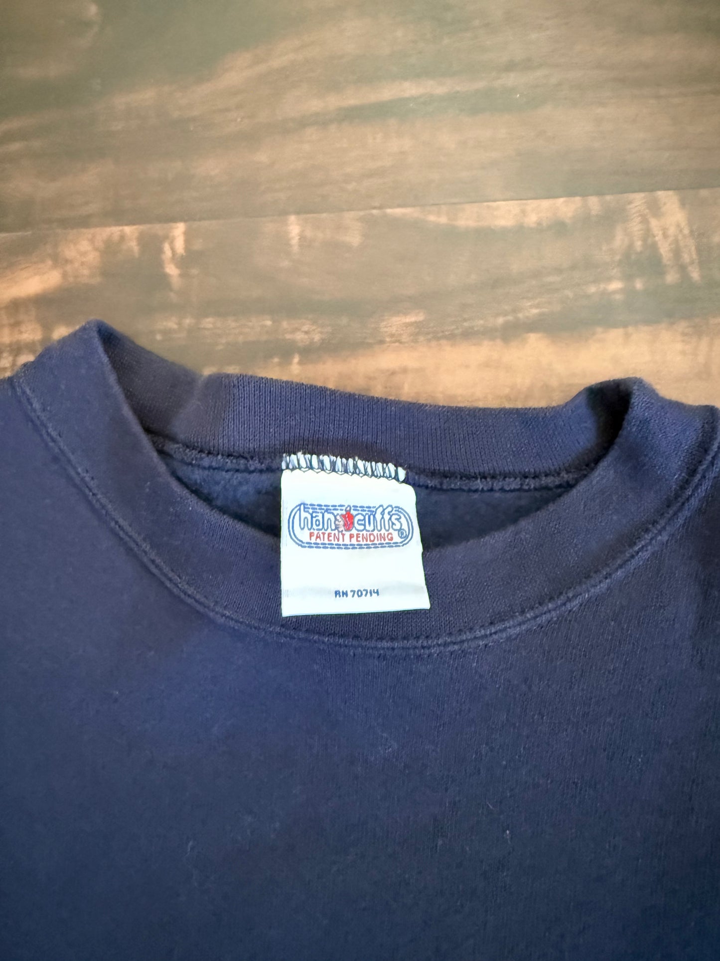 Vintage Handcuffs Skateboards Built-In Gloves Crewneck Sweatshirt- M