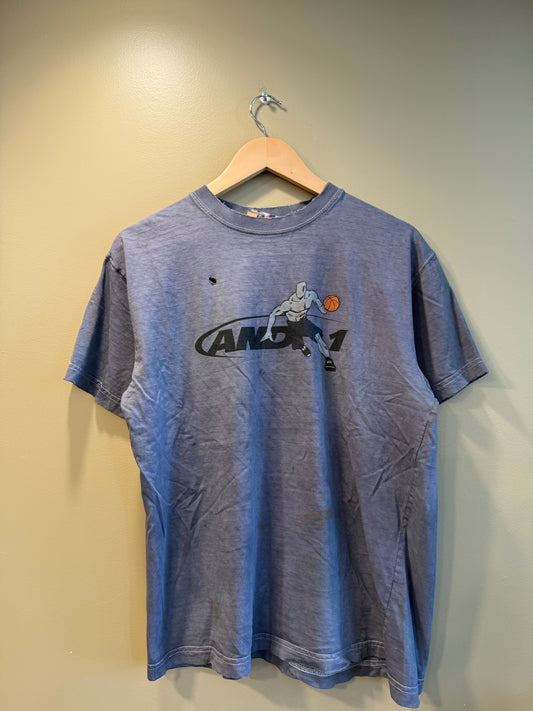Vintage And 1 Distressed Gray T-Shirt- M