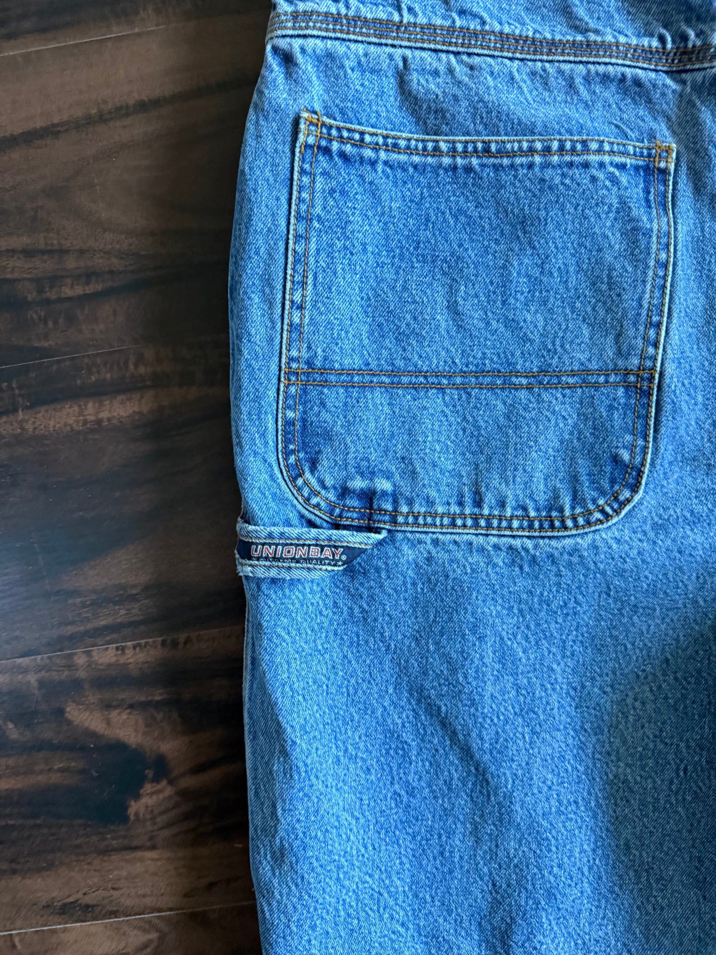 Vintage Union Bay Baggy Carpenter Denim Jean Shorts- 36