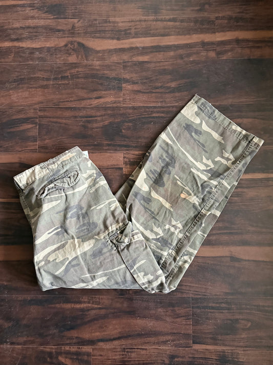 Vintage Military Camouflage Cargo Pants- 36x32