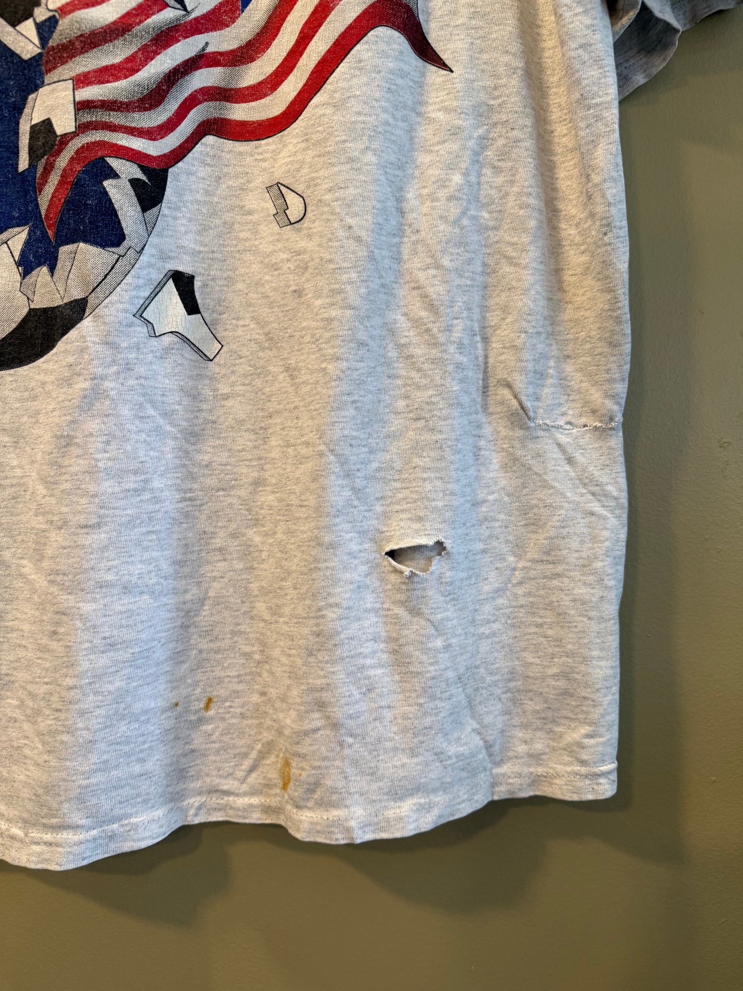 Vintage United States World Cup 94 Heavily Distressed T-Shirt- XL