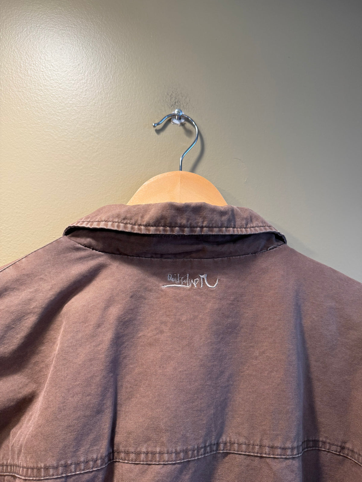 Vintage Quiksilver Brown Zip-Up Jacket- L
