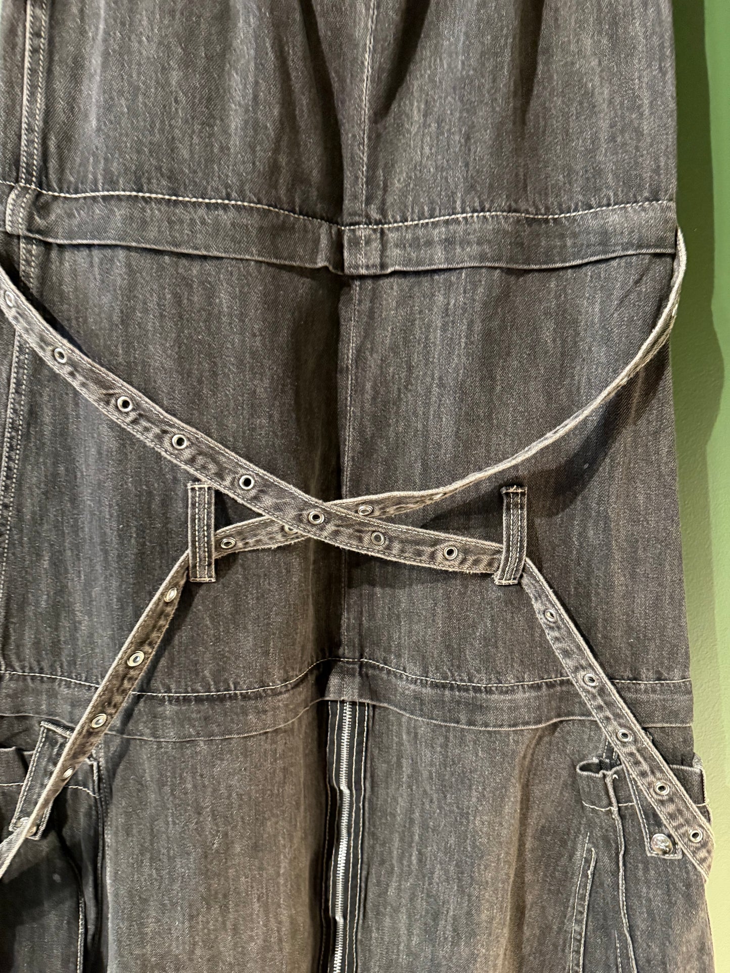 Vintage Y2K Tripp NYC 3-Length Zipped Black Skirt- 30