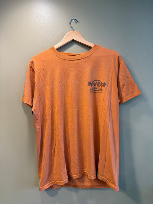 Vintage Hard Rock Cafe Orange Cayman Islands T-Shirt- L