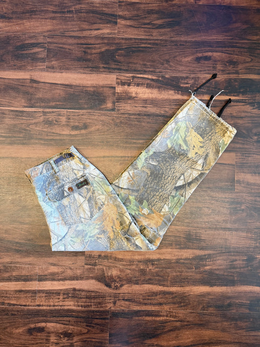 Vintage Liberty RealTree Hardwoods Camo Baggy Cargo Pants- 34x33