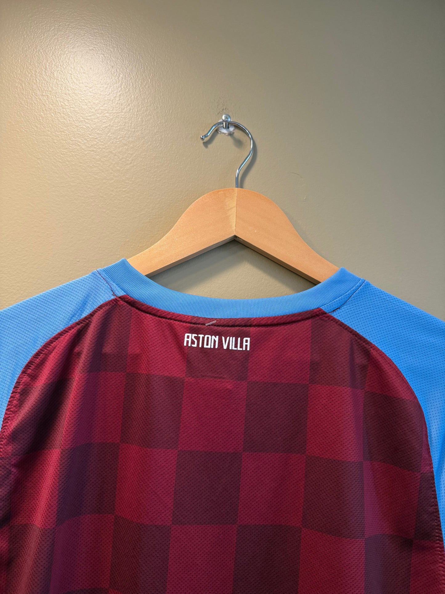 Vintage Nike Aston Villa FC Maroon Soccer Jersey- M