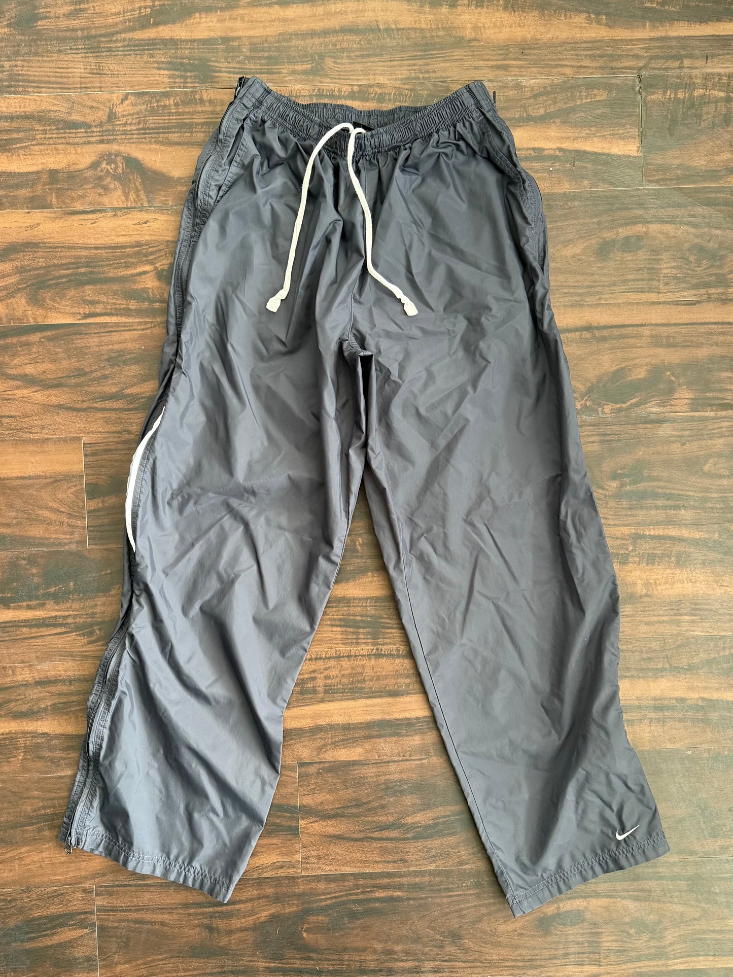 Vintage Nike Y2K Dark Gray Track Joggers- 32x31