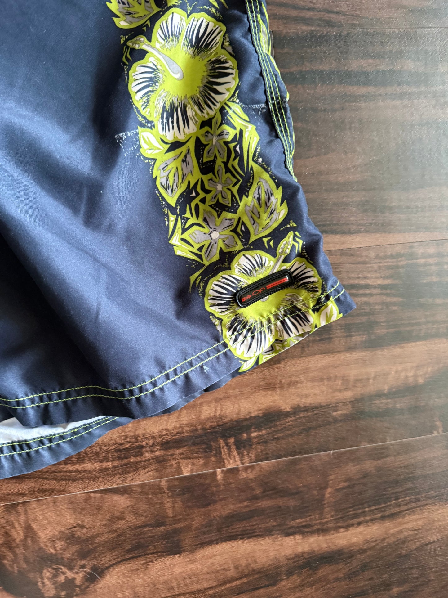 Vintage Ocean Pacific Tropical Board Shorts- 36
