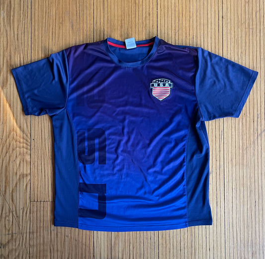 Vintage USA Soccer Jersey- L