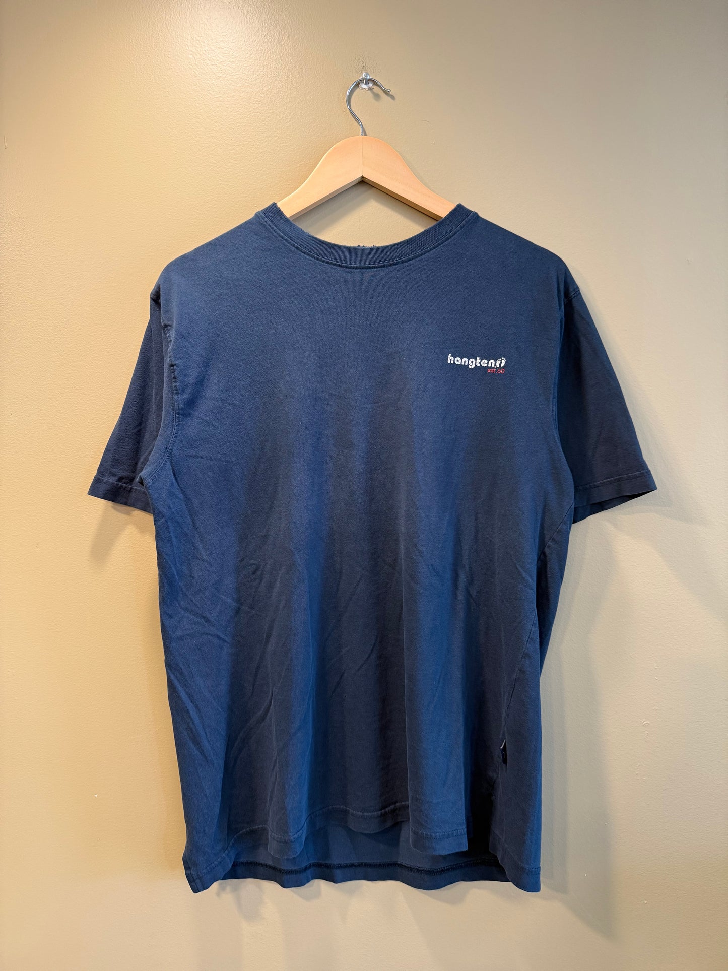 Vintage Hang Ten Navy Blue Surfwear T-Shirt- M