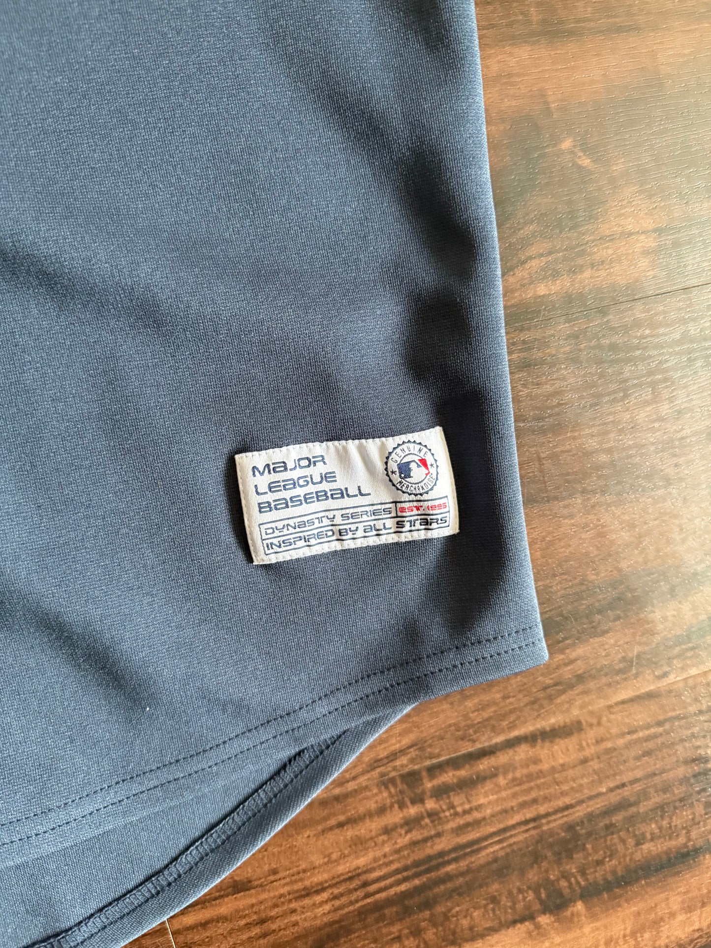 Vintage New York Yankees Blue MLB Baseball Jersey- XL