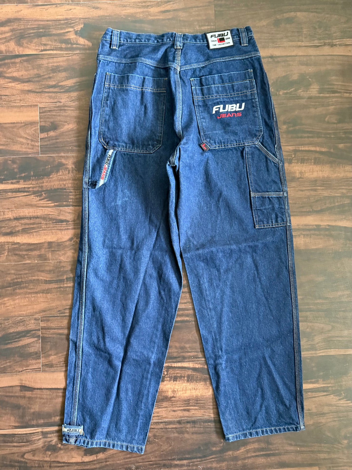 Vintage Fubu Sport Carpenter Streetwear Denim Jeans- 34x34