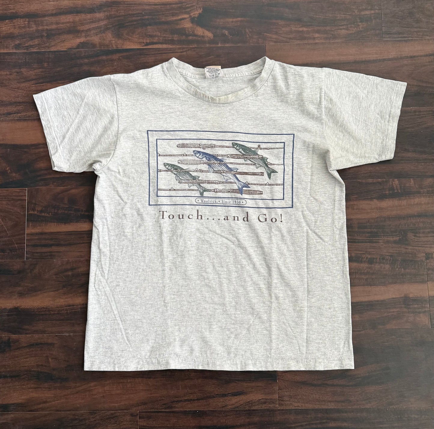 Vintage Touch and Go Fishing T-Shirt- L