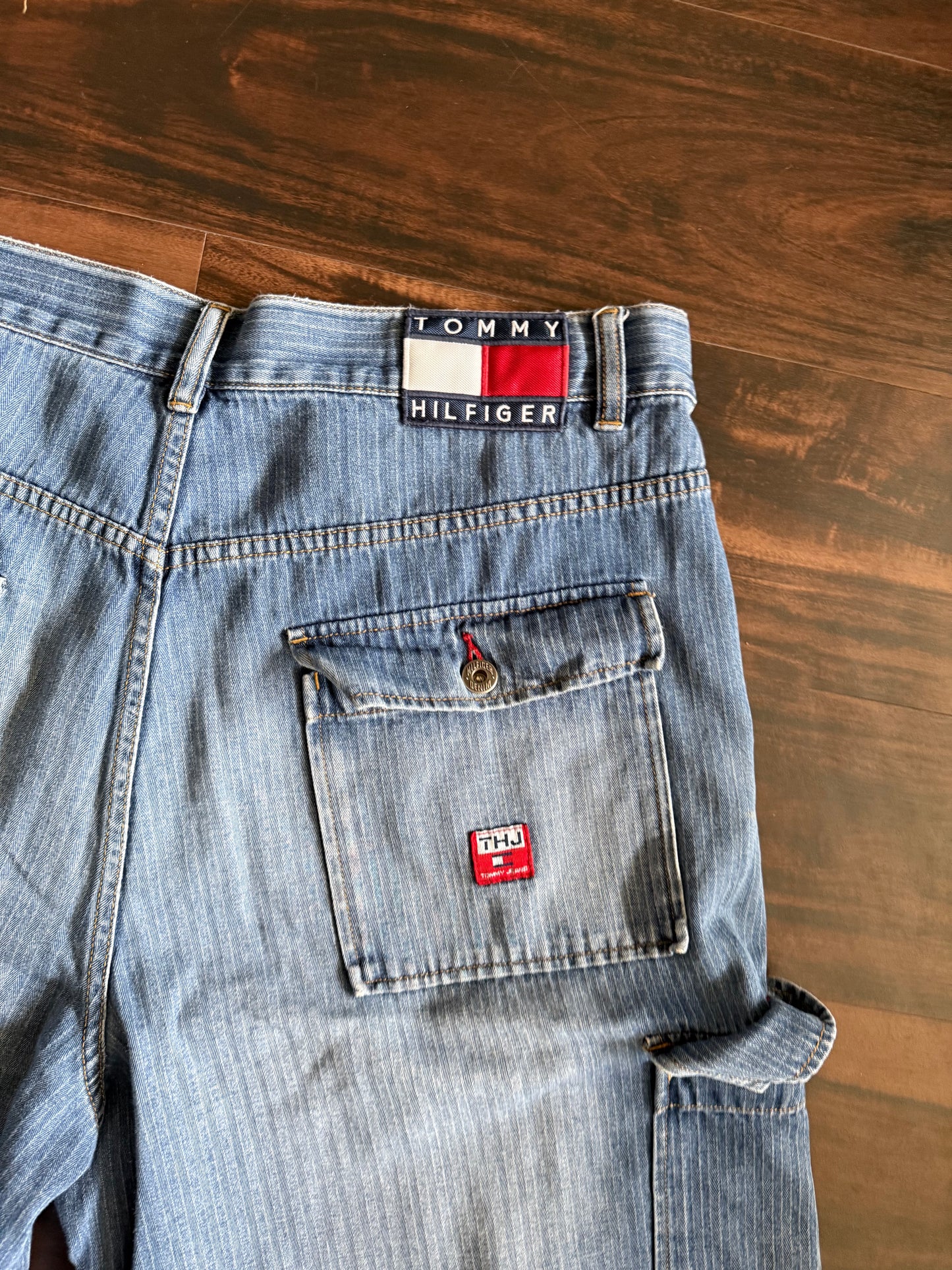 Vintage Y2K Tommy Hilfiger Carpenter Denim Jean Shorts- 38