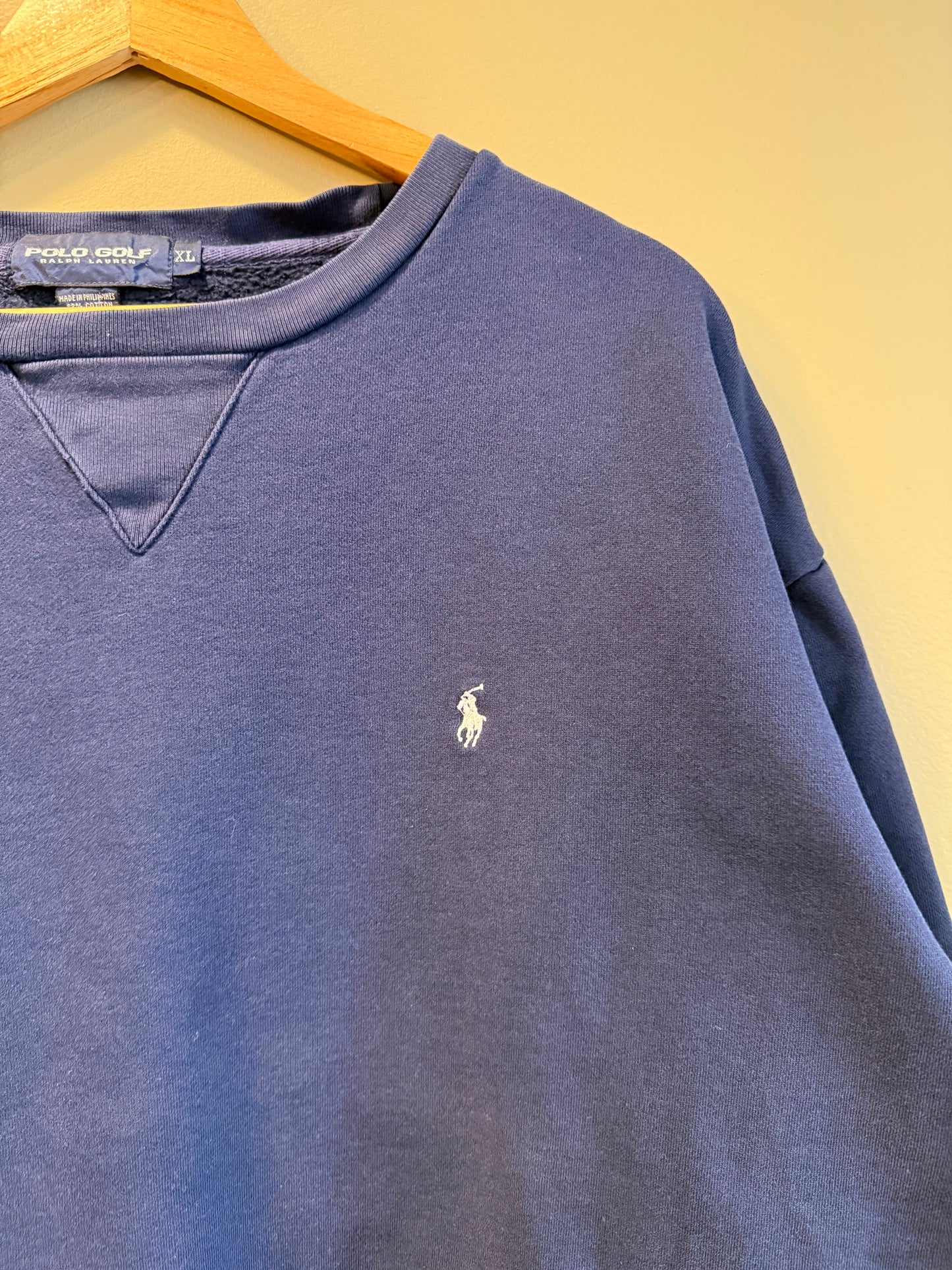 Vintage Polo Golf Ralph Lauren Blue Crewneck Sweatshirt- XXL