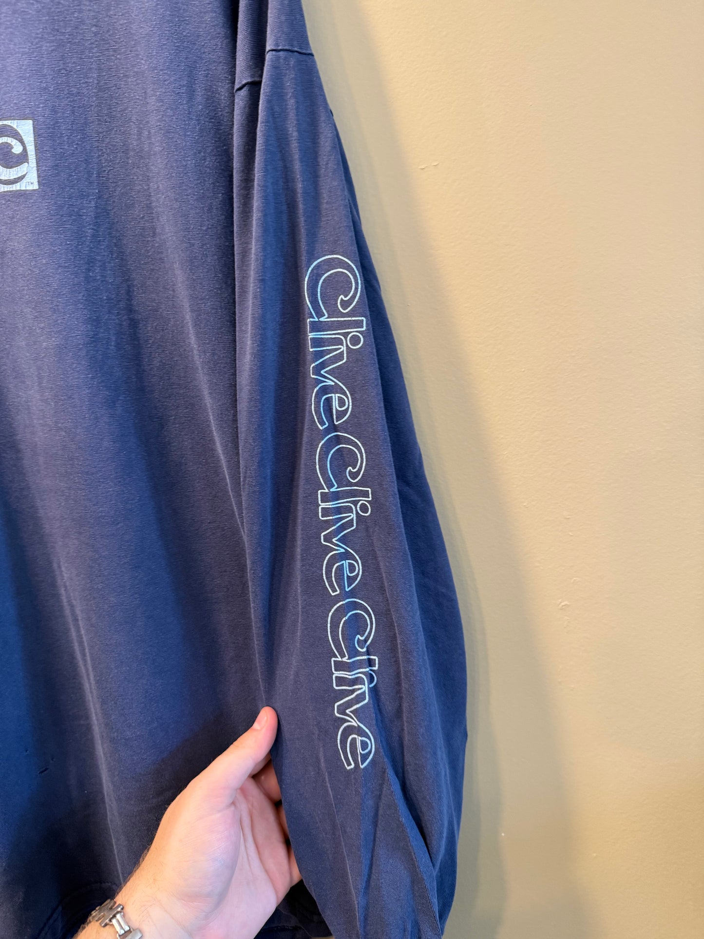 Vintage Clive Surfwear Style Long Sleeve T-Shirt- XL