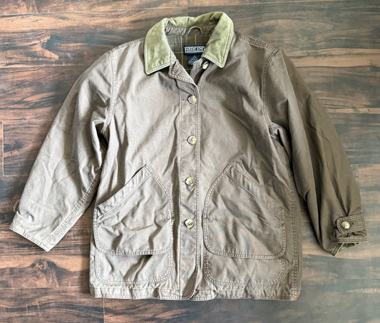 Vintage Land’s End Brown Corduroy Collar Jacket- M