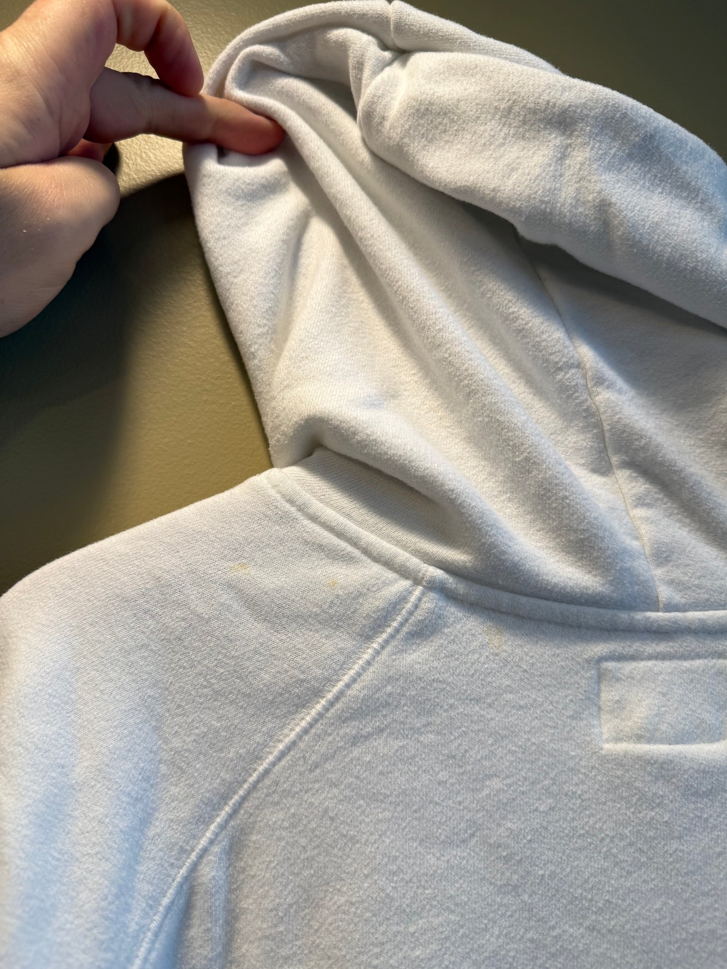 Vintage Y2K Aeropostale White Hoodie Sweatshirt- L