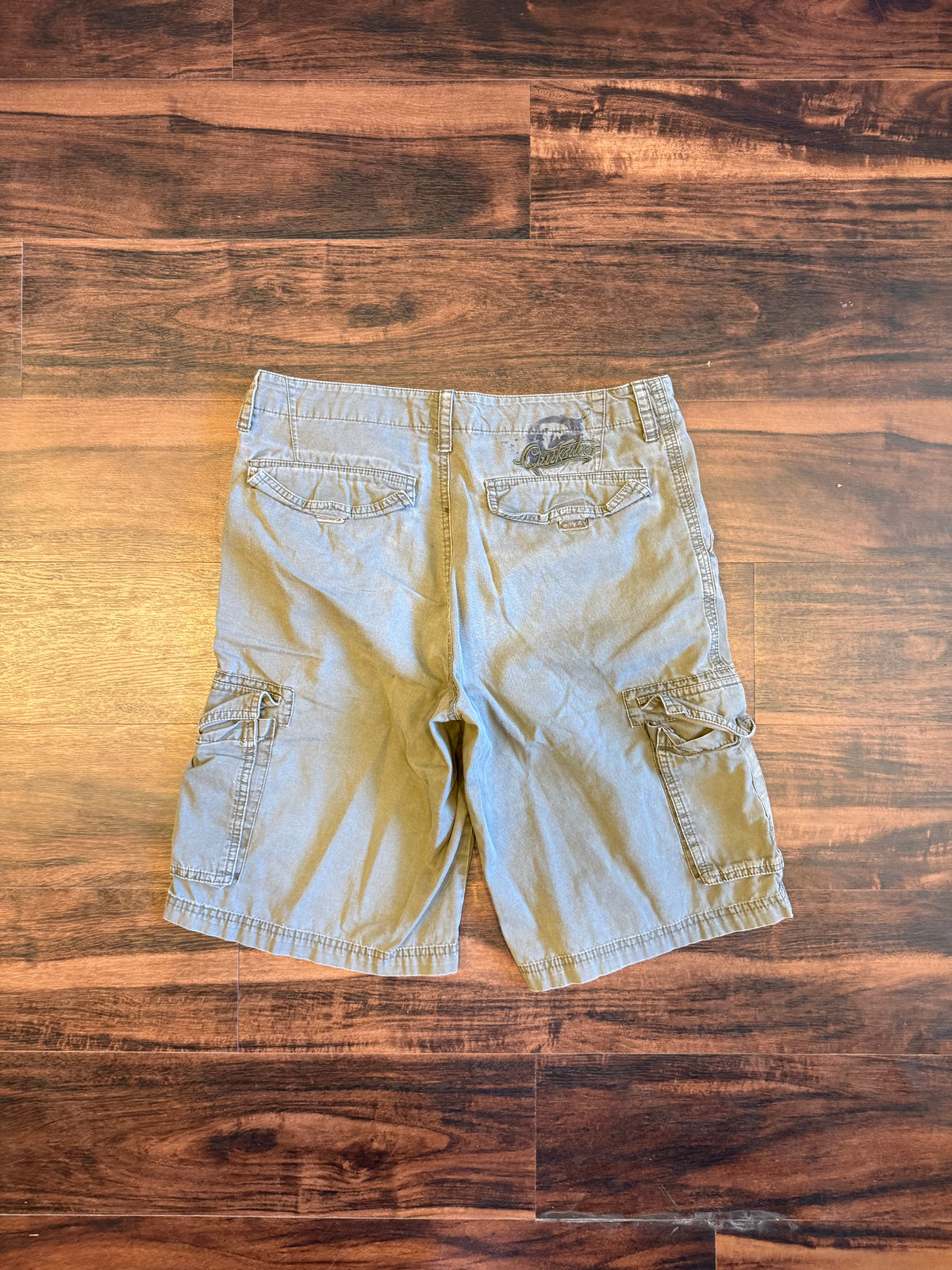 Vintage Quiksilver Green Cargo Shorts- 30