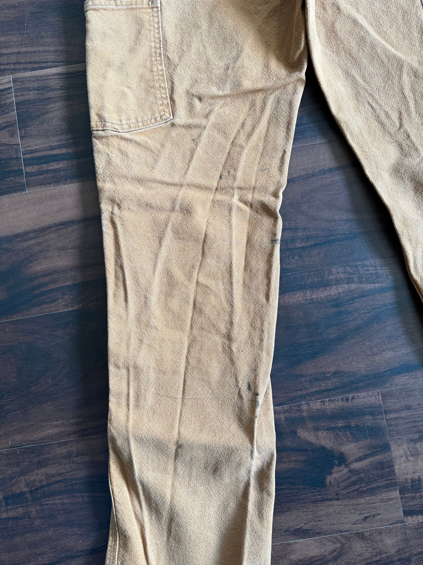 Vintage Carhartt Tan Double Knee Canvas Carpenter Pants- 31x33