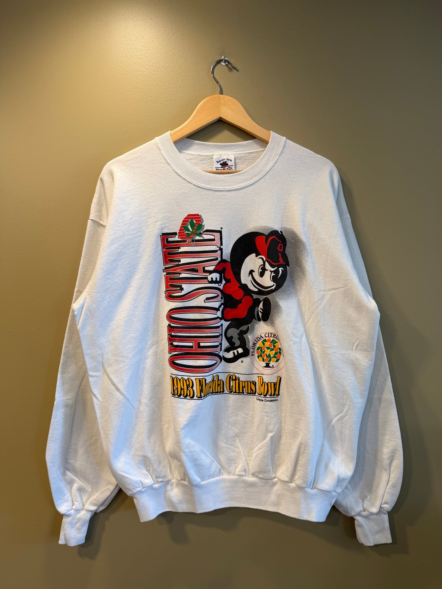 Vintage Ohio State University Brutus Buckeye Citrus Bowl Crewneck Sweatshirt- XL
