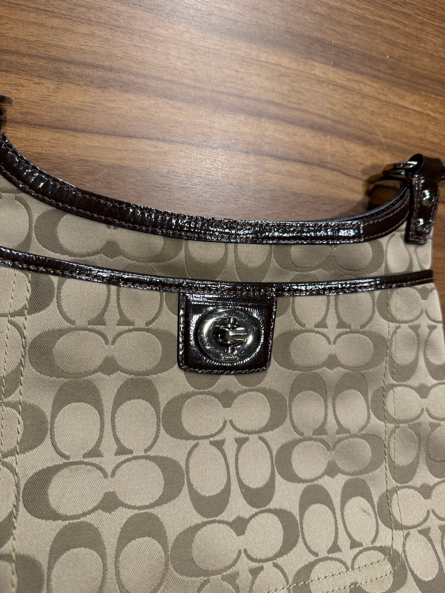 Vintage Coach F19259 Penelope Signature Hippie Crossbody Bag