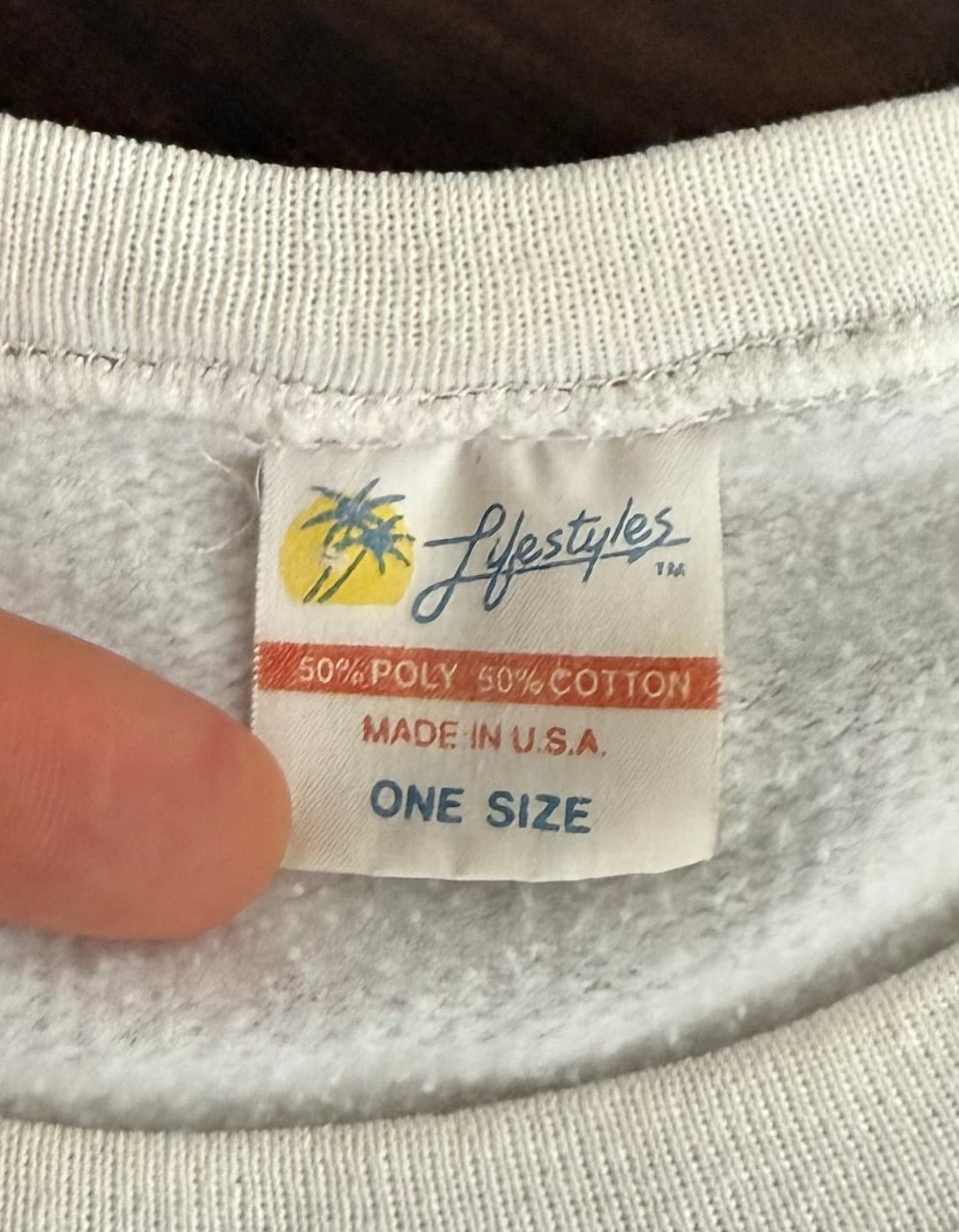 Vintage Lake Tahoe Nature All Over Print Crewneck Sweatshirt- XL