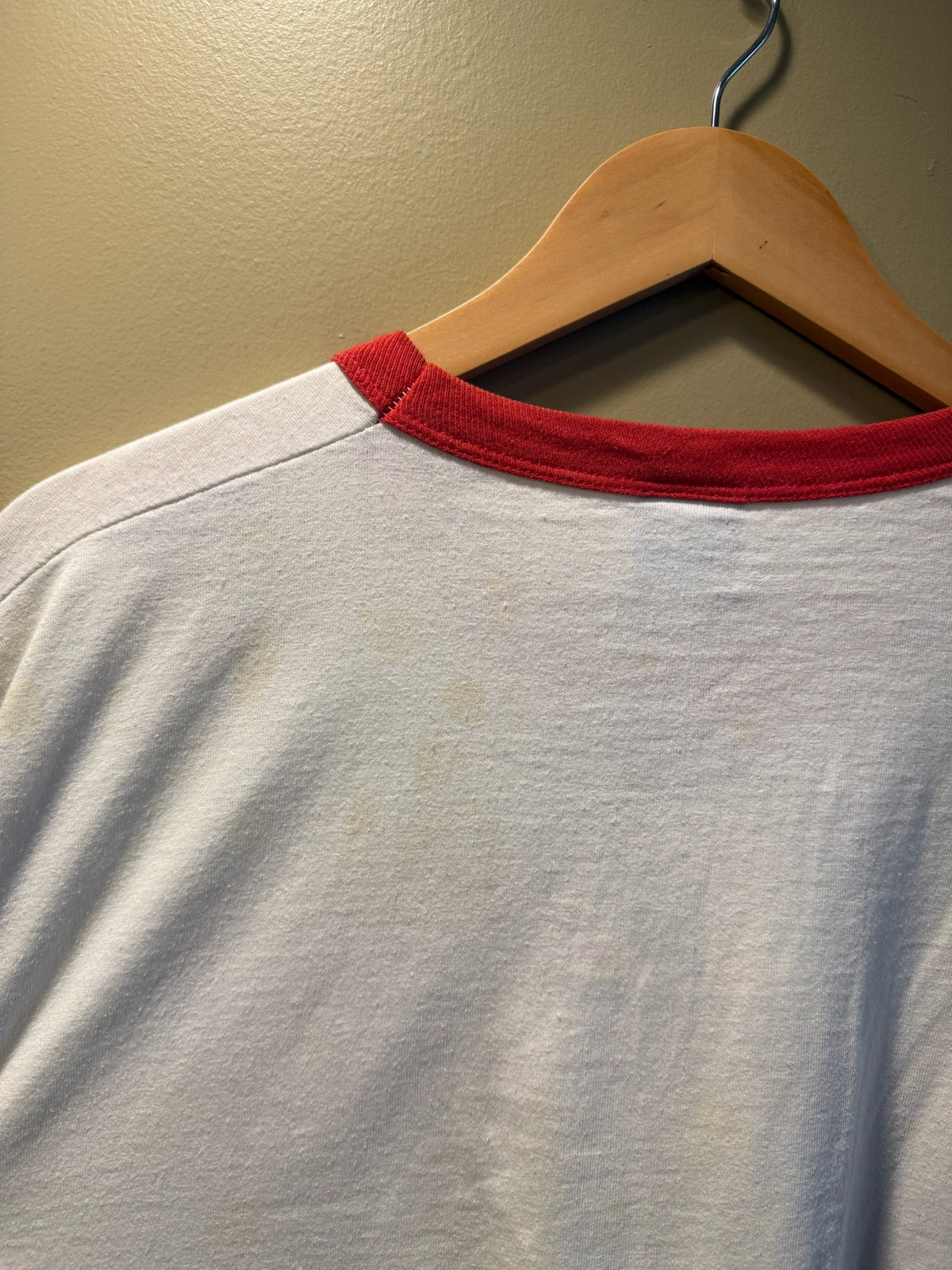 Vintage Cloverleaf Speedway Retro Ringer Tee T-Shirt - XL