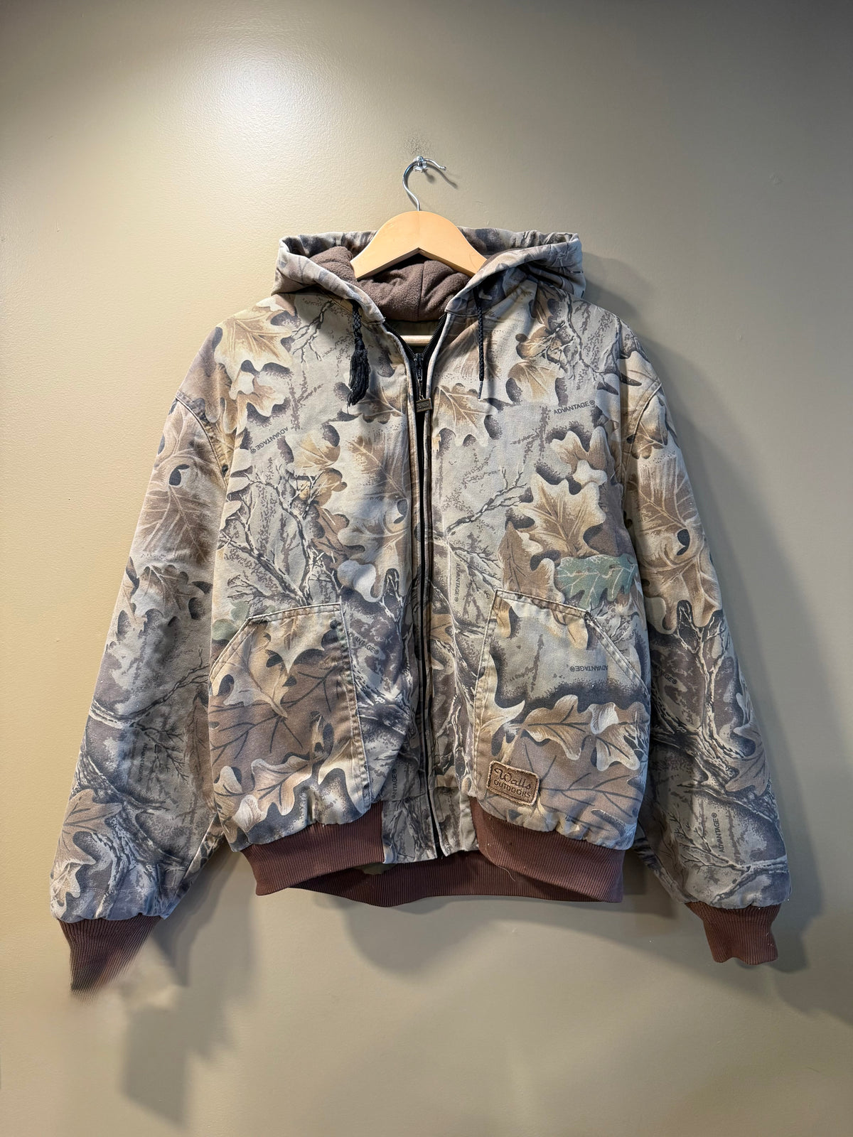 Vintage Walls Outdoors Tree Camo Heavyweight Work Jacket- L