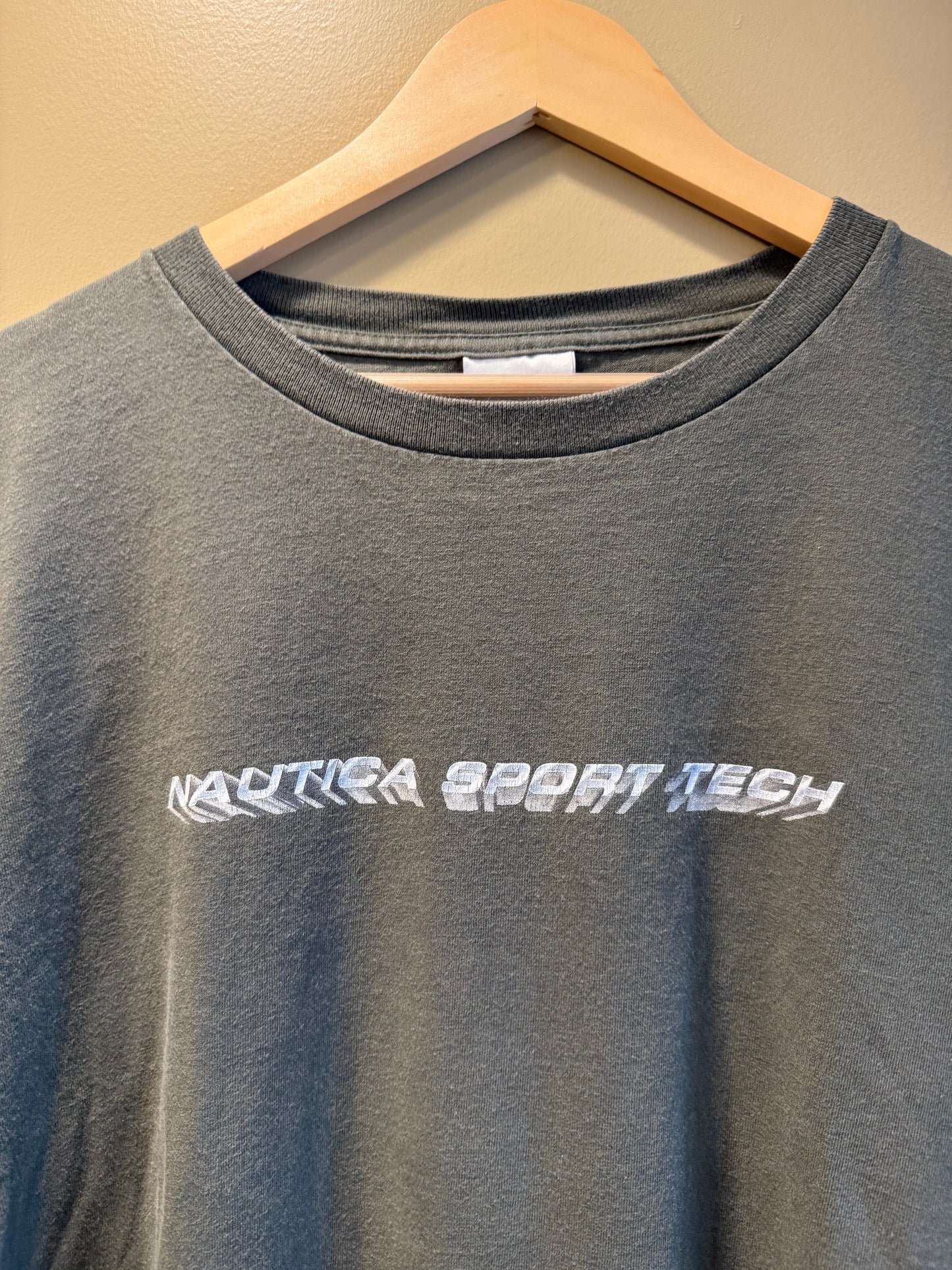 Vintage Nautica Sport Tech Green T-Shirt- XXL