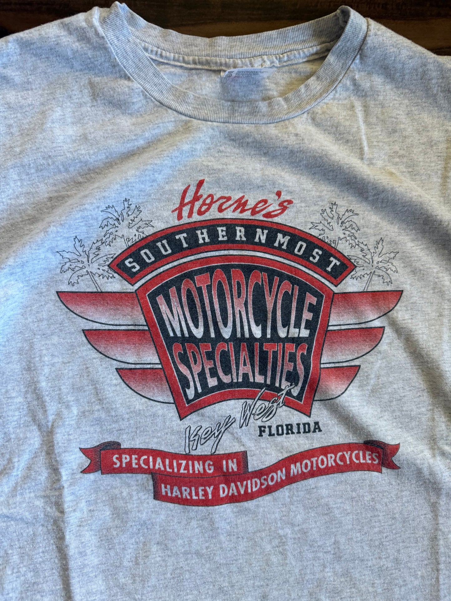 Vintage Horne’s Motorcycle Specialties Harley Davidson T-Shirt- XL