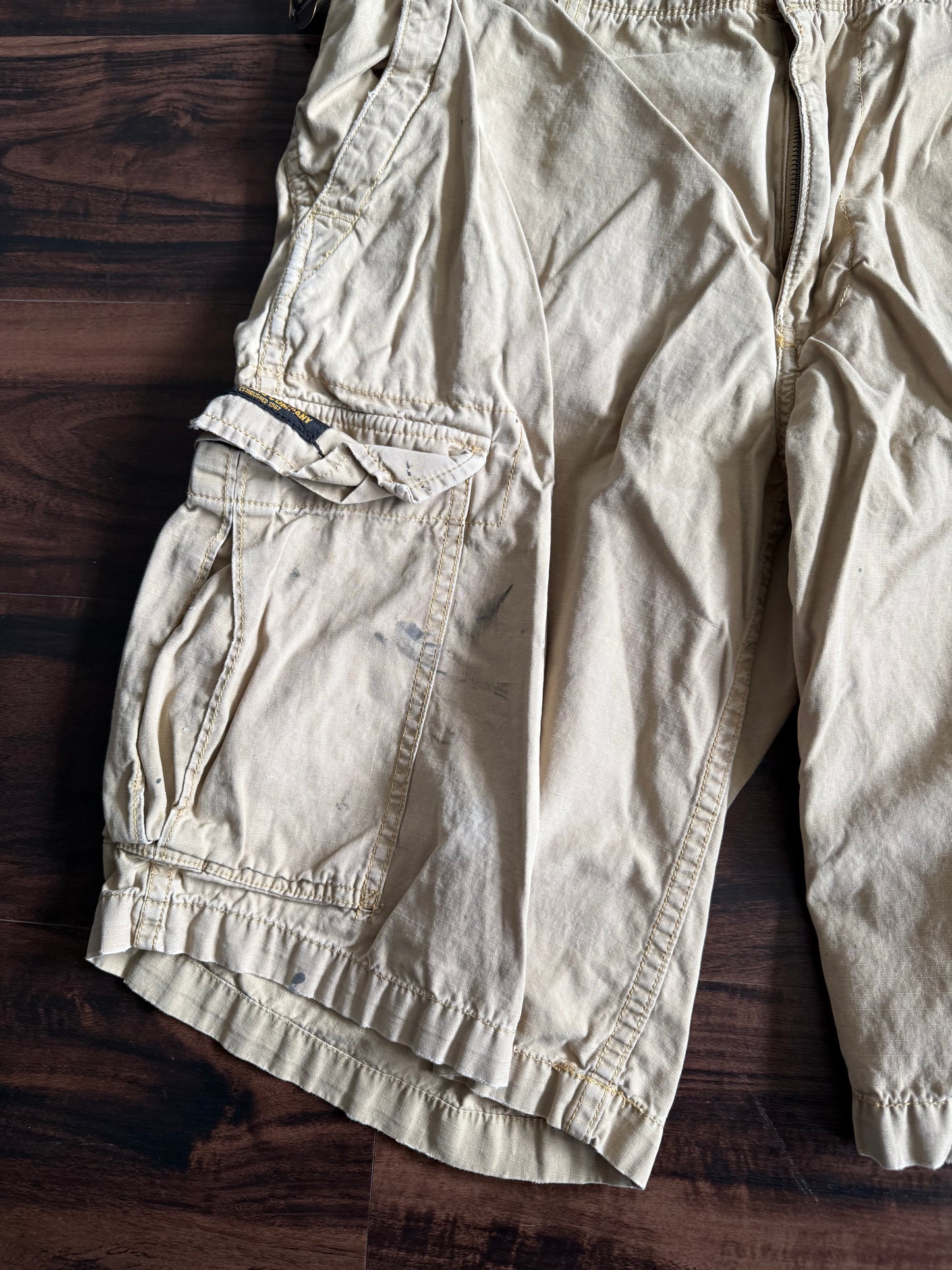 Vintage Polo Jeans Co. Cotton Cargo Shorts- 34