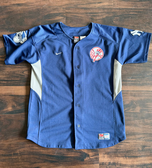 Vintage New York Yankees Team Nike Alex Rodriguez Baseball Jersey- L