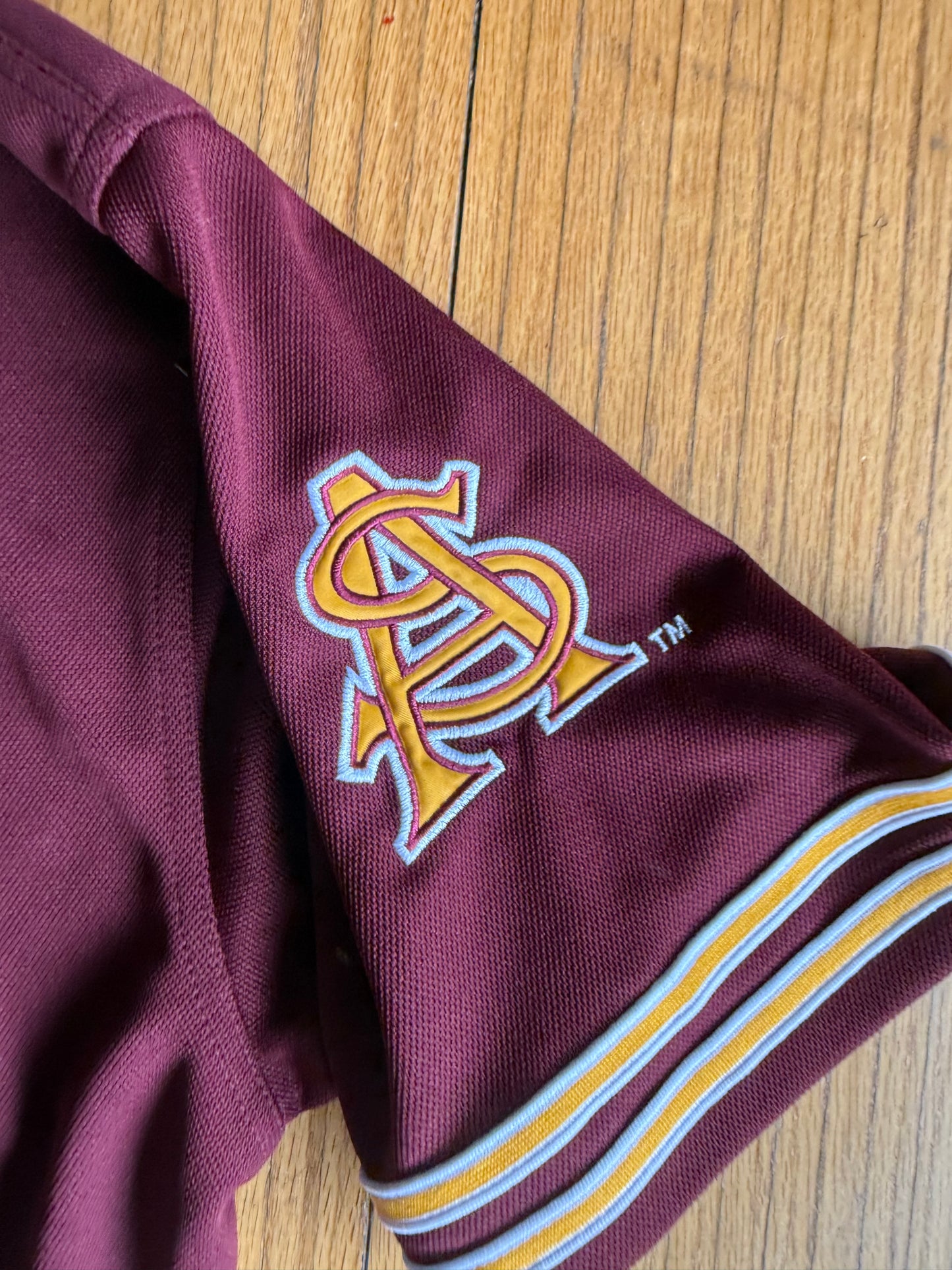 Vintage Arizona State University Sun Devils Baseball Jersey- L