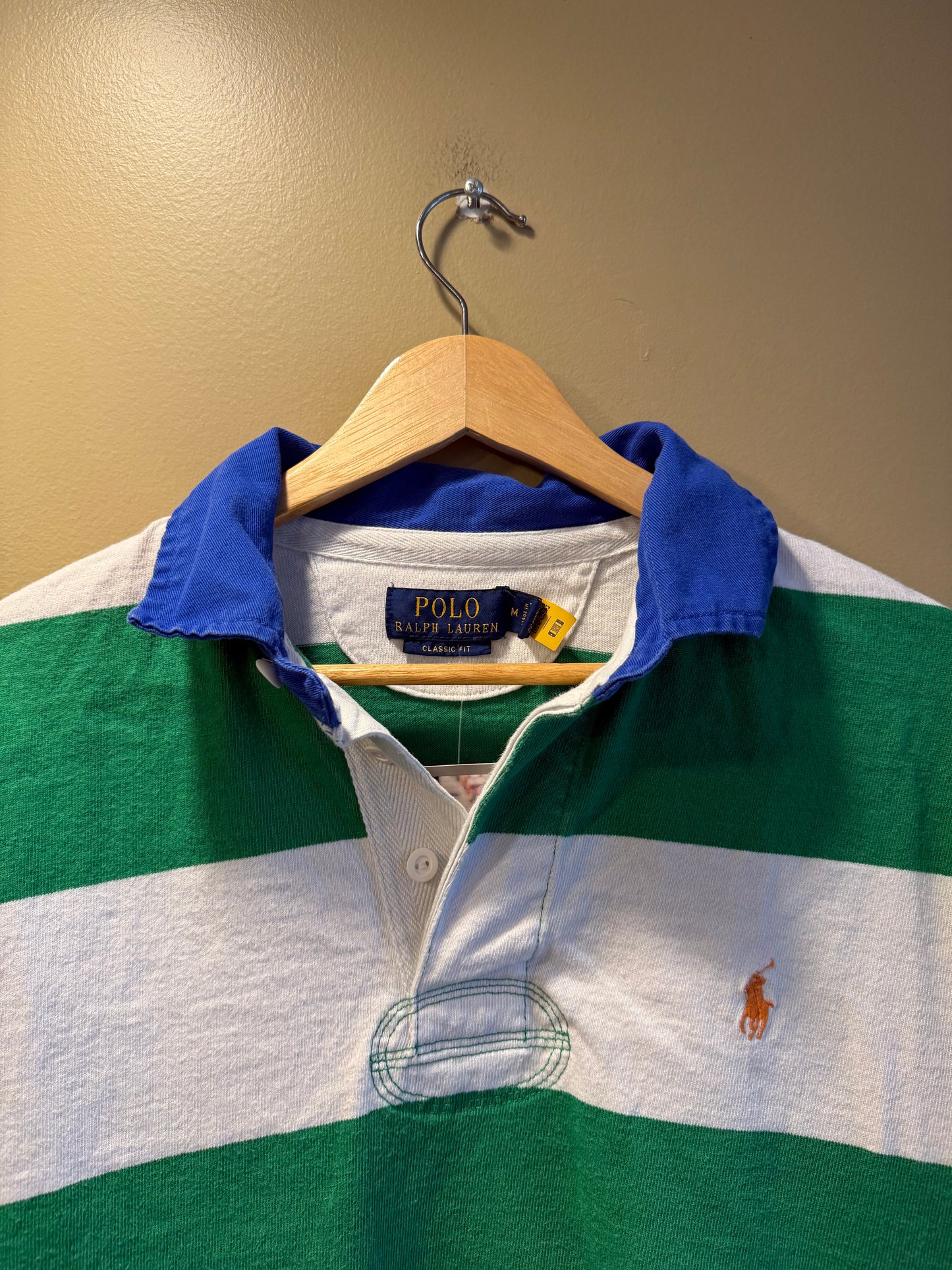 Vintage Polo Ralph Lauren Striped Rugby Shirt- M