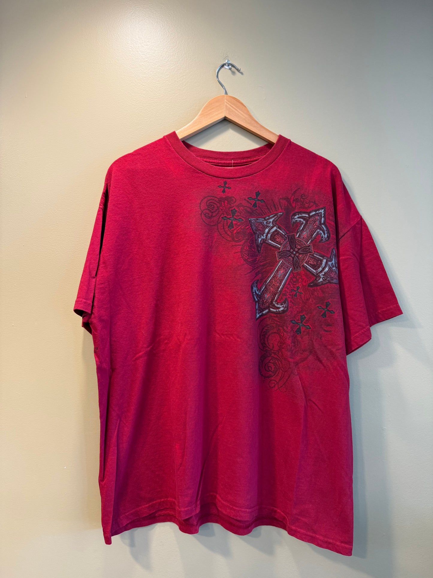Vintage Y2K Vindication Red Cross T-Shirt- XL