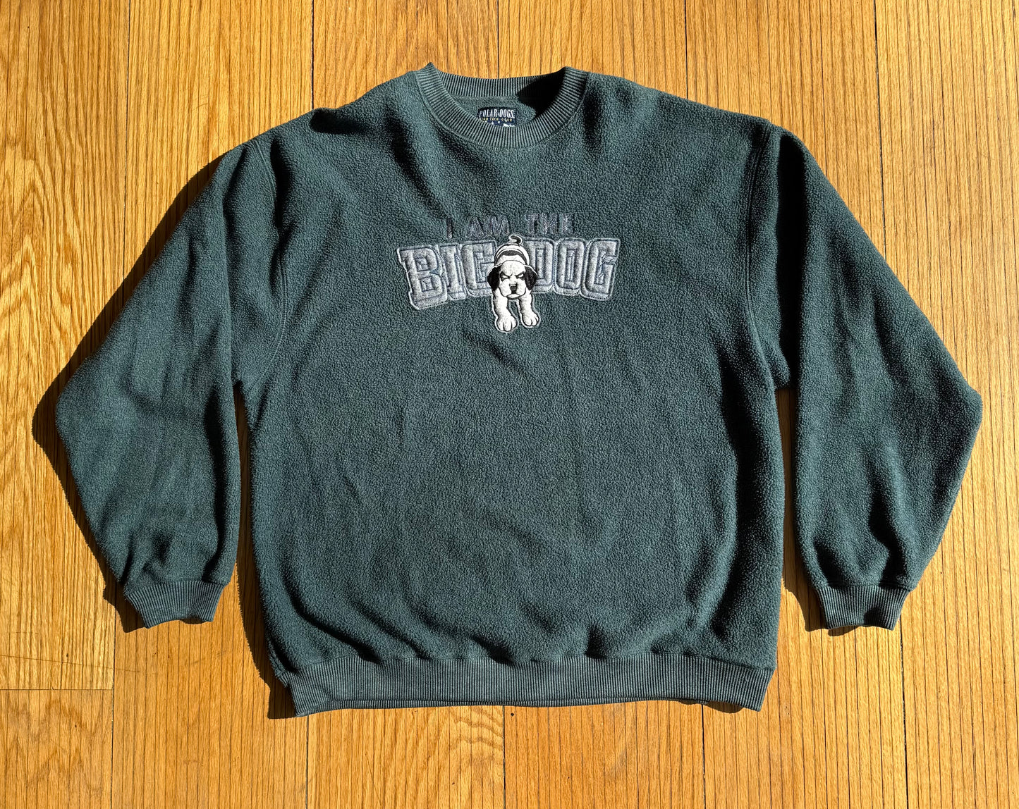 Vintage Big Dogs Fleece Crewneck Sweatshirt- XL