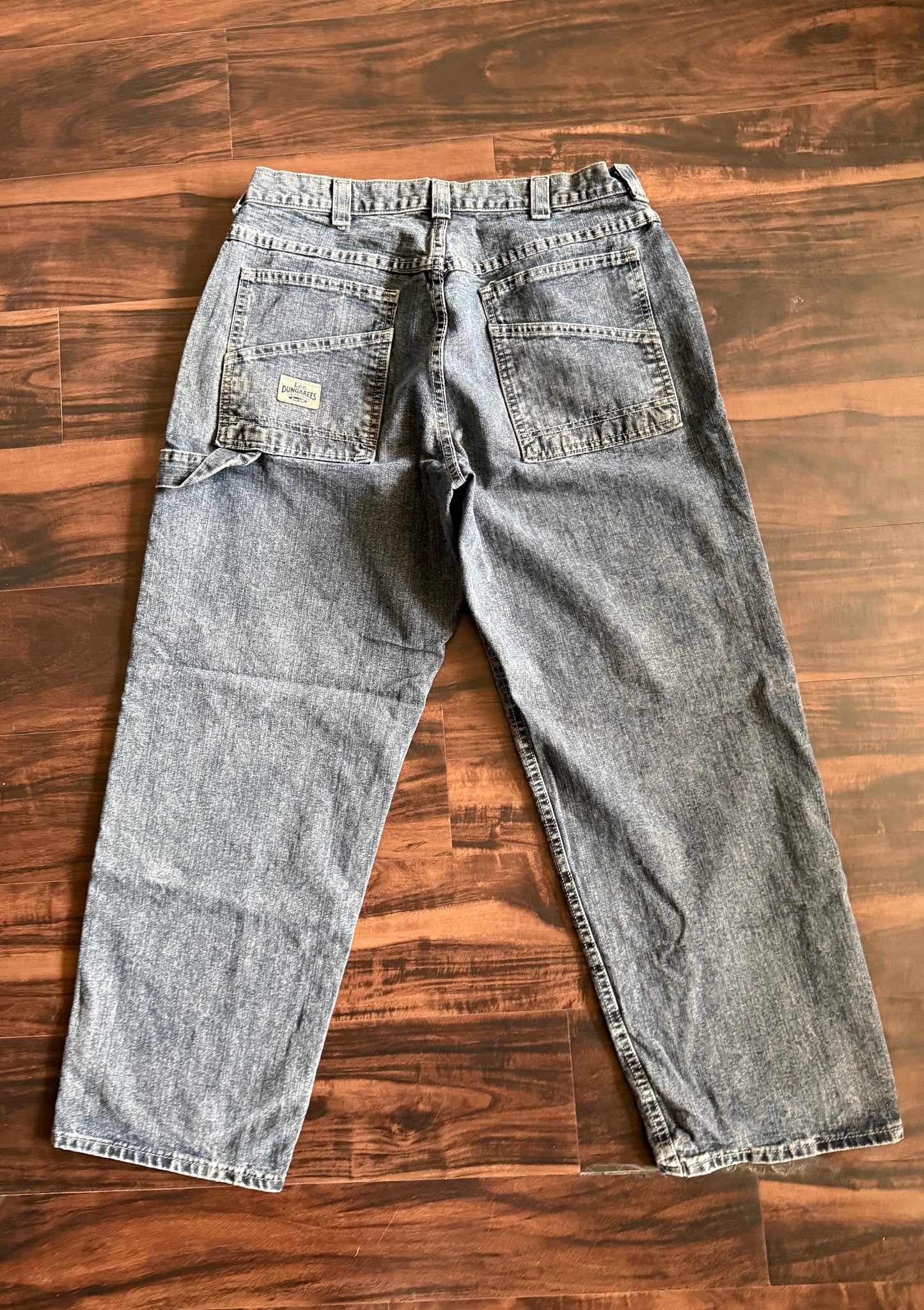 Vintage Lee Dungarees Dark Wash Denim Jeans- 34x30