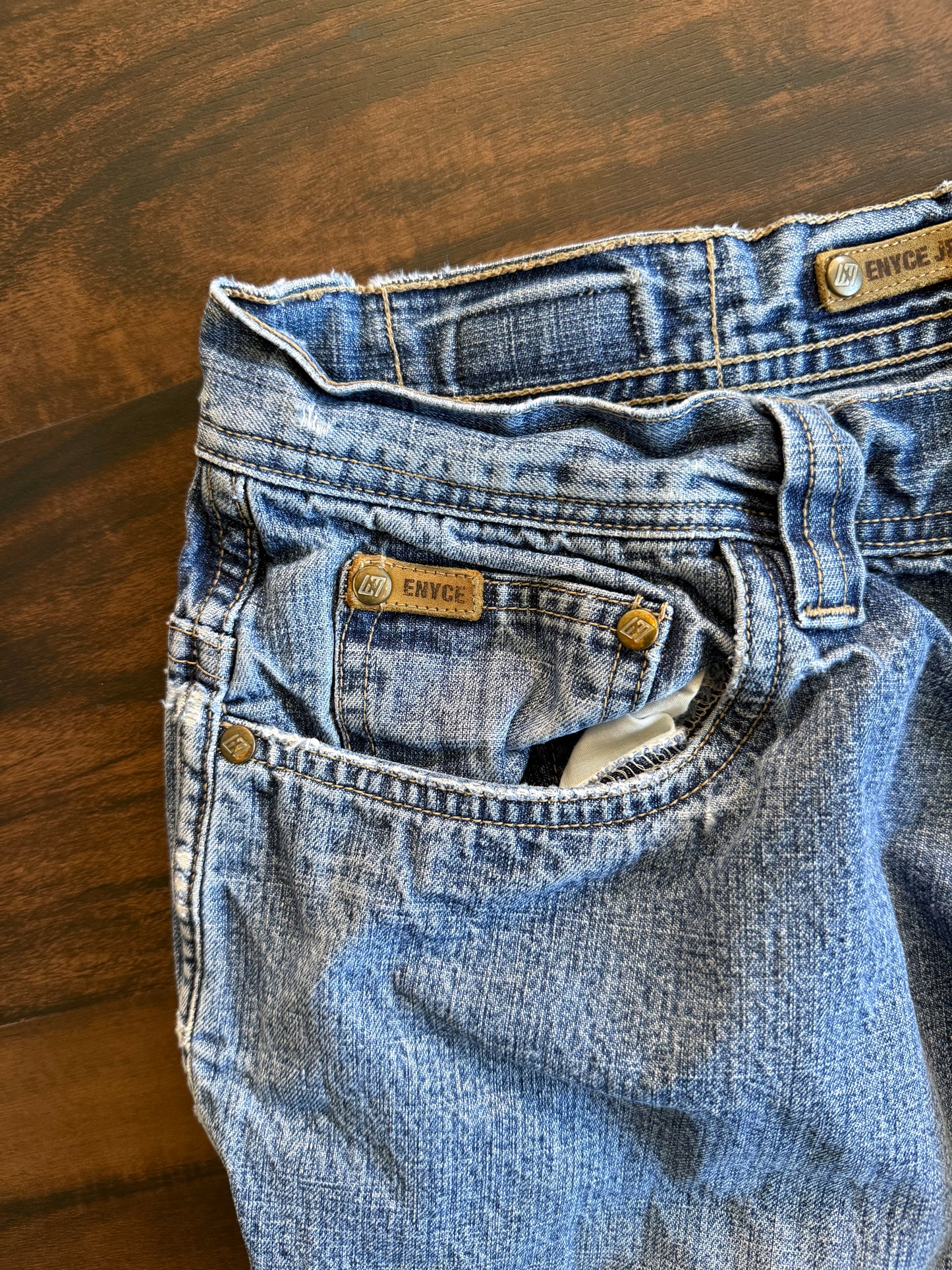 Vintage ENYCE Light Wash Streetwear Denim Jeans- 30x28
