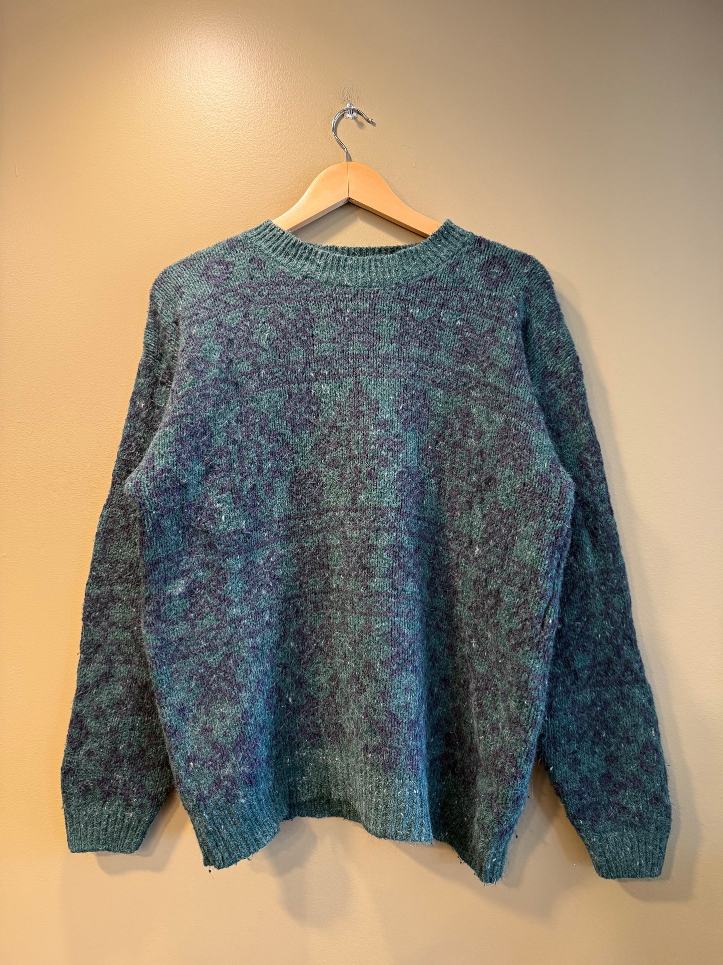 Vintage Green Sonoma Blend Knit Sweater- M