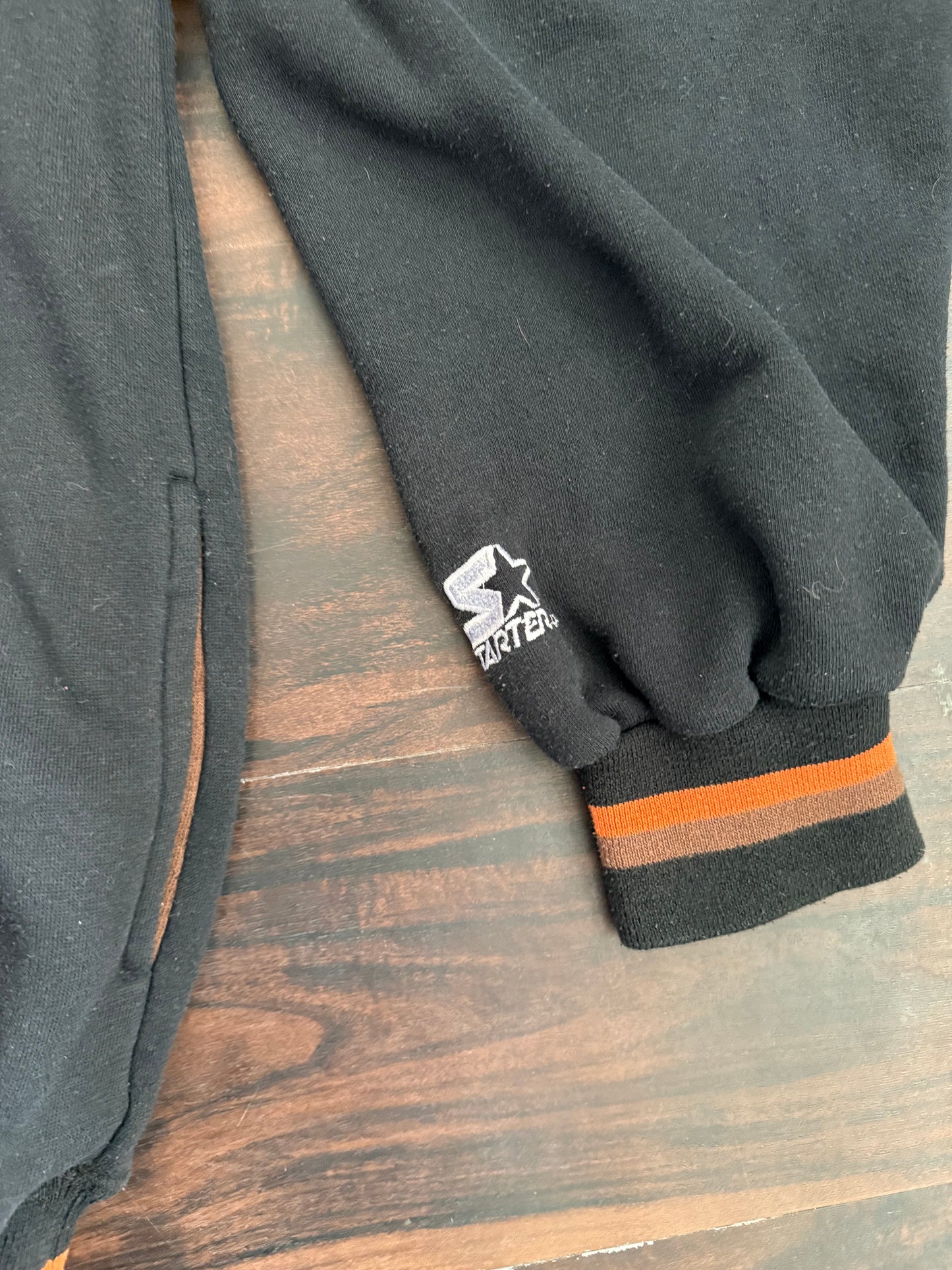 Vintage Starter Cleveland Browns Spell Out Hoodie Sweatshirt- XL