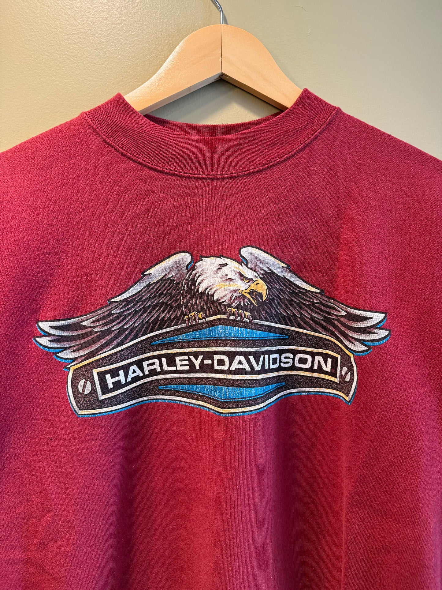 Vintage Harley Davidson Red Mesa Arizona Crewneck Sweatshirt- M