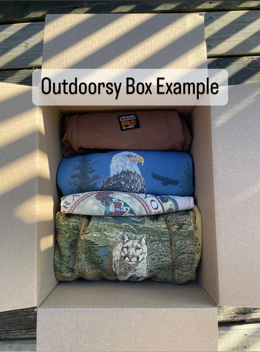 Outdoorsy Vintage Outfit Mystery Box
