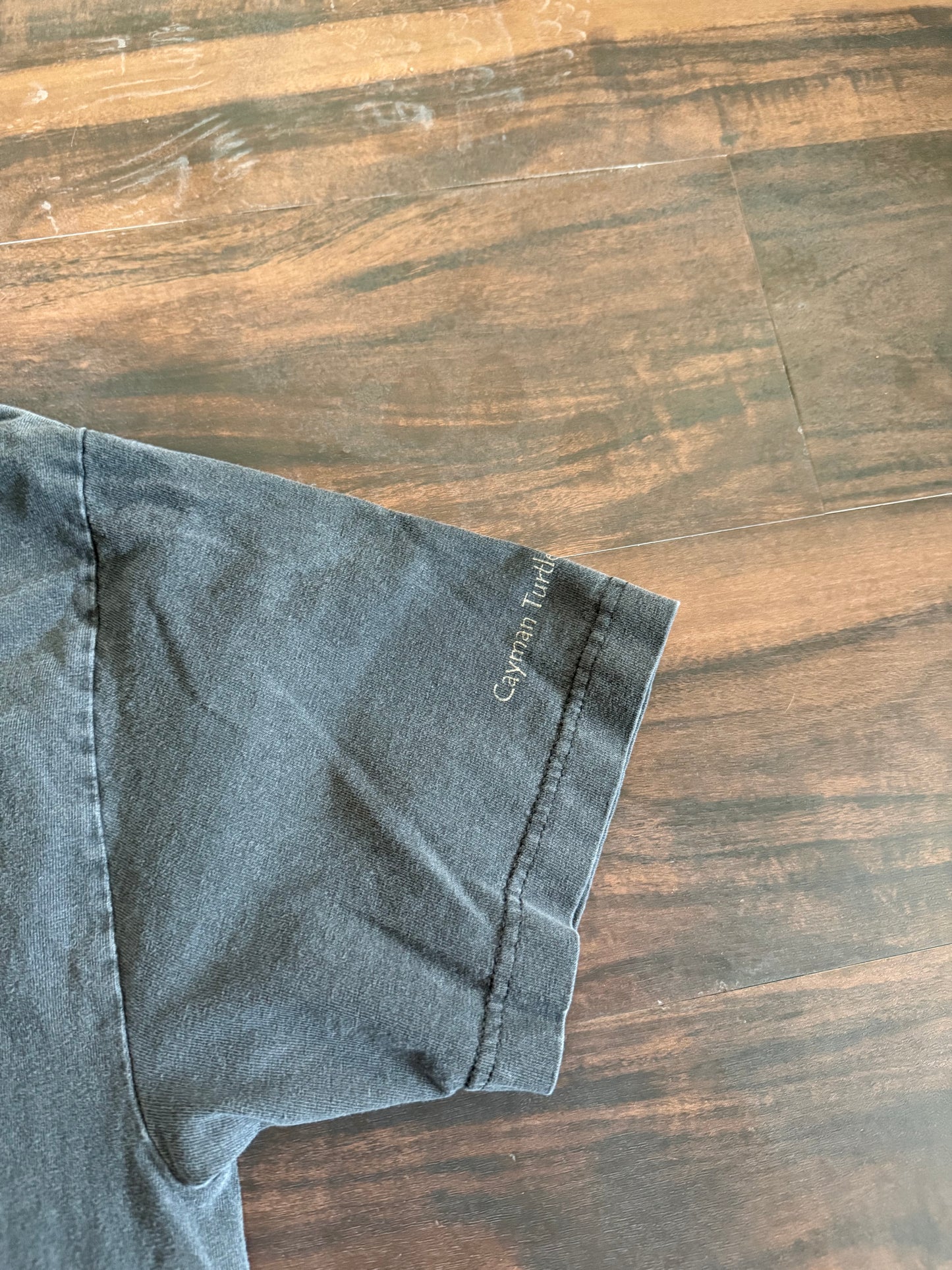 Vintage Cayman Sea Turtles Black Nature T-Shirt- M