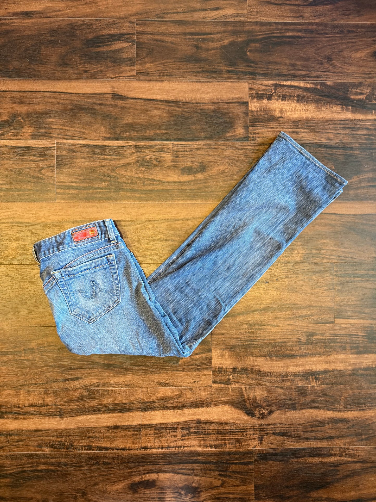 Vintage Adriano Goldschmeid Low Rise Boot Cut Denim Jeans- 32x31