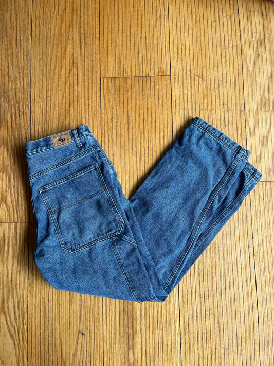 Vintage Moose Creek Flannel Lined Denim Jeans- 34x31