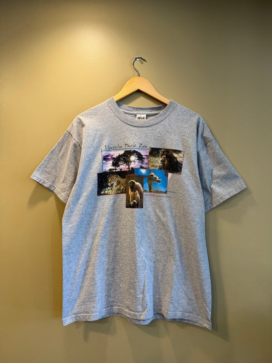 Vintage Lincoln Park Zoo Gray T-Shirt- L